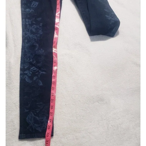 J. Brand Mi-Rise Super Skinny Jeans Women's Size 28 Indigo Blossom Stretch Denim - Picture 12 of 12